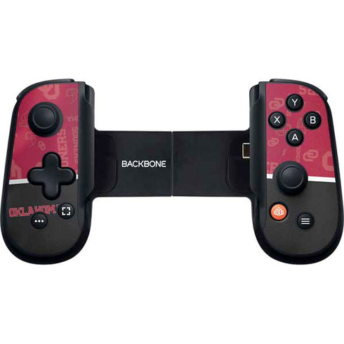 University of Oklahoma Split Jersey Backbone One for iPhone Game Controller Skin
